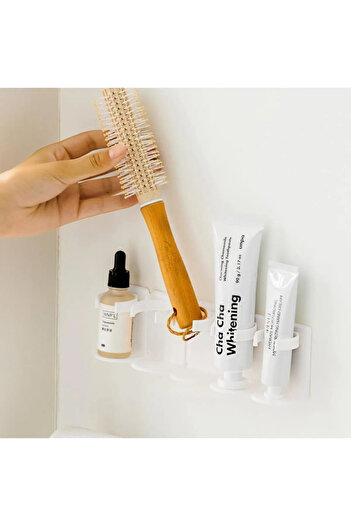 omilife Self Adhesive Seasoning Rack Soap Rack Suitable for Brushes Wall Shelf