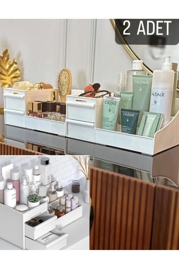 Bayev 2 штуки органайзер для косметики Rose - органайзер для косметичних сироваток з висувними ящиками