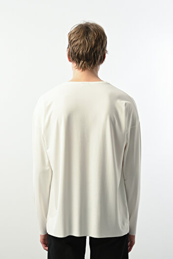İLKCET MODA Erkek Modal Kumaş Mevsimlik Oversize Sweatshirt
