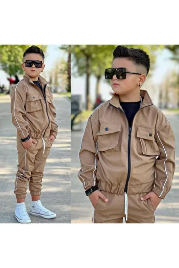 KOKOŞ BEBEK Parachute Fabric Style Suit |   Between 3/10 Years