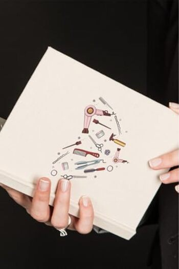 STOREMAX Snshop Gift for Women Hairdressers 100 Sheets (200 Pages) Unlined Canvas Notebook - Notepad 46743