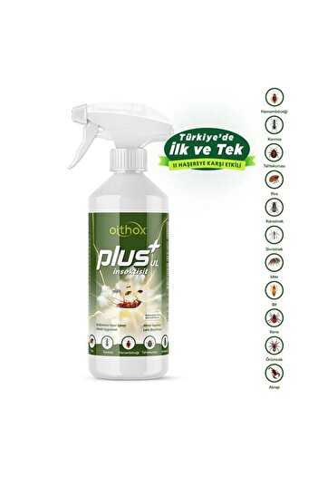 Oithox Plus Ul Insektisit Böcek, Pire, Örümcek, Bit, Tahta Kurusu, Mite, Hamamböceği Ilacı 500 ml