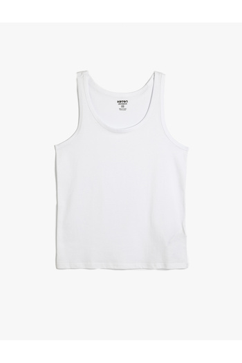 Koton Cotton Sleeveless U Neck Undershirt