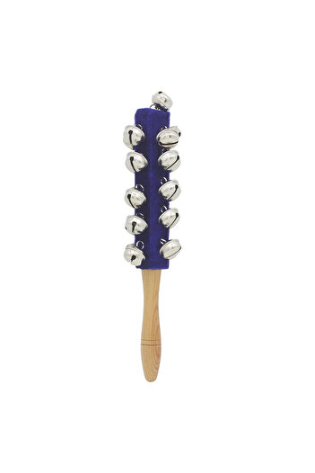 Choice Blue Wooden 21 Bell Rod Orff Instruments Toys Early Education Stick Shaker Musical Toy For Children