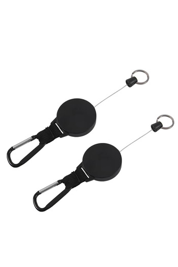 BAOFENG 2PCS 1/2PCS Retractable CB Radio Microphone Hanger Car Platform Retractable Tether Heavy Duty for Ba