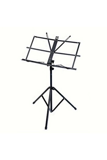 Choice black Music Stand 2 in 1 Dual Use Folding Sheet Music Stand Desktop Book Stand Portable and Lightwei