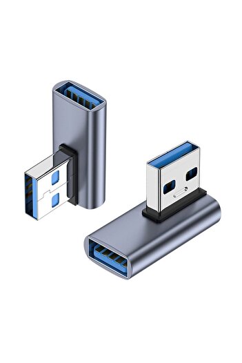 Choice 1Pcs NNBILI 90 Degree USB 3.1 Adapter 1-2 Pack Left Angle USB A Male to Female Converter Extender fo