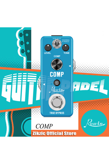 Choice Rowin Guitar Compressor Pedal for Analog Compression Effect Pedal Ultimate Comp Guitar Effects fo...
