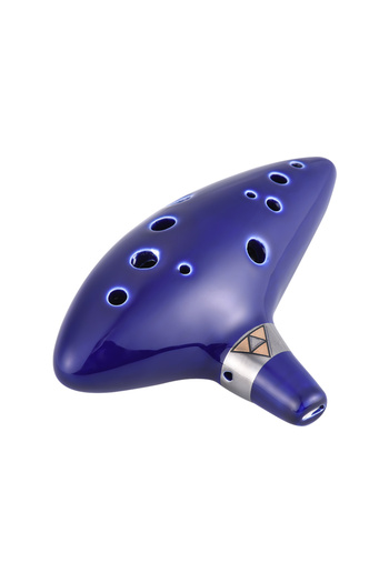 Choice 12 Hole Ocarina Ceramic Alto C Vessel Flute Wind Musical Instrument With Simple Music Score Rope ...