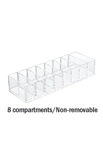 Choice 8 grid Clear Acrylic Makeup Cosmetics Organizer Storage Box Compact Jewelry and Cosmetic Storage Box