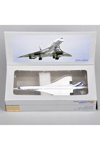 Choice WHITE 1:400 Scale Airplanes France 1976-2003 White Mini Diecast Metal Aircraft Model Gift Air plane