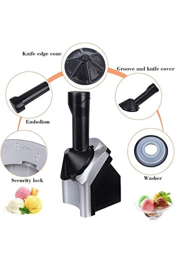 fulina Ice Cream Maker, Frozen Dessert Maker, Home Ice Cream Maker Stand Mixer, 71W