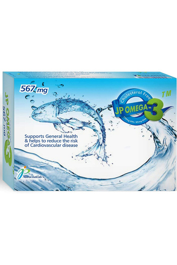 JP Nutraceuticals Gp Omega-3™ Softgels , Capsules 60
