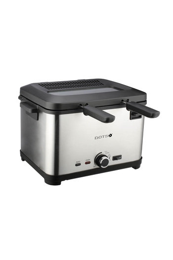 DOTS 4 Liter -Deep Fryer - 2000 Watt - Silver & Black