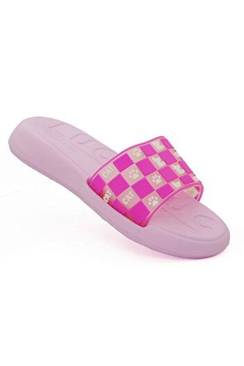LETAO Good Luck Women's Black Comfortable Beach Pool Wet Floor Slippers
