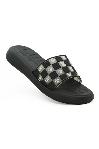 LETAO Good Luck Women's Black Comfortable Beach Pool Wet Floor Slippers
