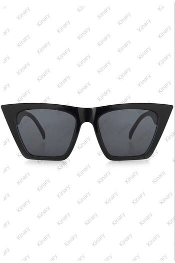Kinary Uv400 Women's Sunglasses Set of 2 1009 Black & Coffee Color