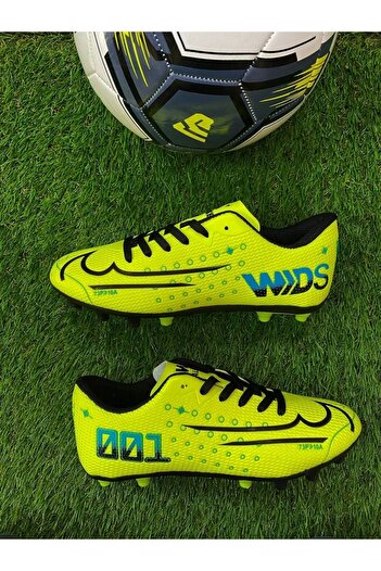 Walked 441 Sarı Siyah Halısaha Krampon Futbol Ayakkabısı