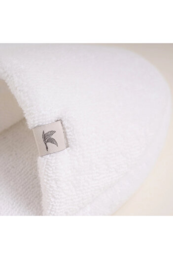 Penelope Noa Series - 40-41 White 100% Cotton Towel Slippers