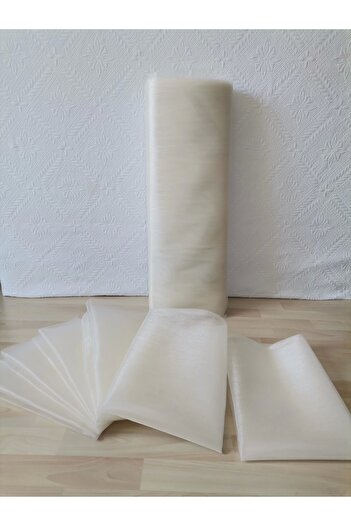 İ&DBABY 10 Pieces 100X300 Crystal Tulle Wedding and Engagement Bundle - Decoration Detailed