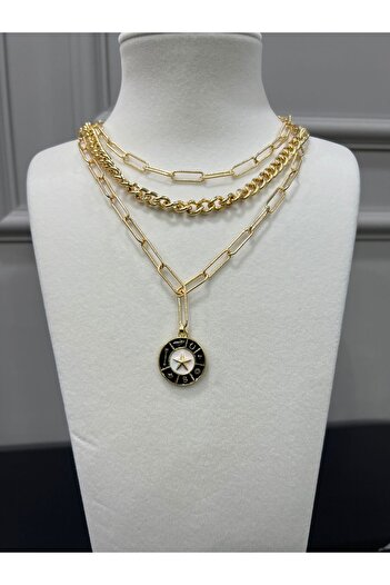 Store Stylish Design Necklace with 3 Chains