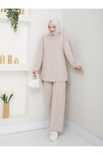 Moda Krash Modal Sports Suit with Hooded Knitting Detail