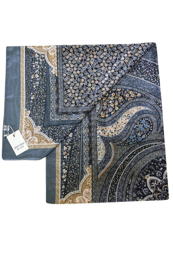 Hint İpek Sparkly Ethnic Etro Retro Pattern Silky Efsun Shawl