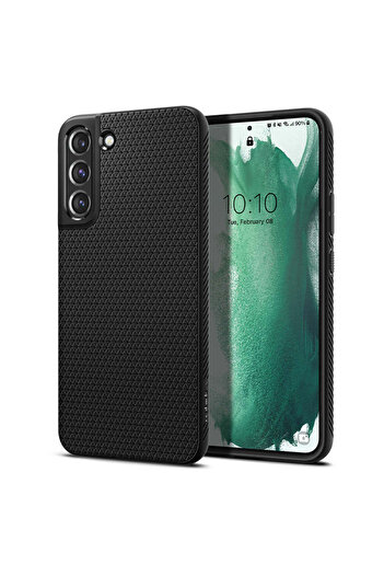 Spigen Galaxy S22 Plus 5G Kılıf Liquid Air Matte Black - ACS03953