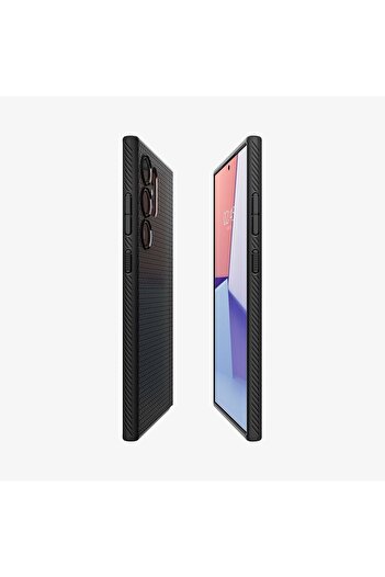 Spigen Galaxy S24 Ultra Kılıf Liquid Air Matte Black - ACS07287