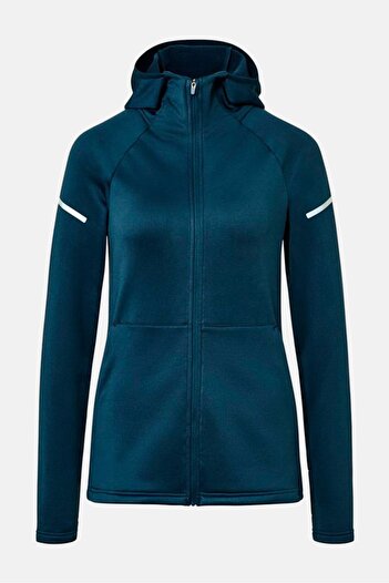 Tchibo Women Sportswear Fit Hooded Training Jackets, Navy