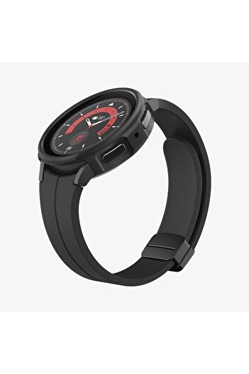 Spigen Galaxy Watch 5 Pro (45MM) Kılıf Liquid Air Matte Black - ACS05185