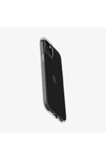 Spigen iPhone 15 Plus Kılıf Liquid Crystal 4 Tarafı Tam Koruma Crystal Clear - ACS06647