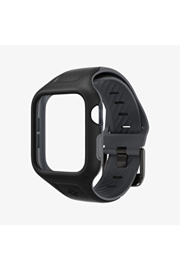 Spigen Apple Watch 40mm (Seri SE2/6/SE/5/4) Kılıf & Kordon Kayış Liquid Air Pro Black - AMP02020