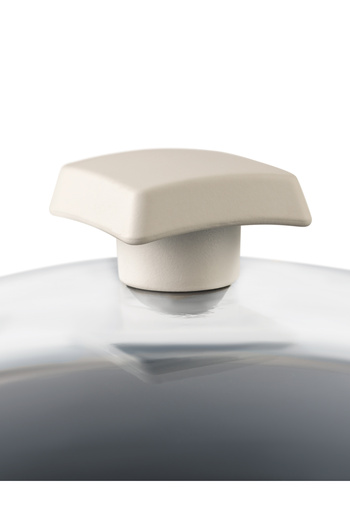 Madame Coco Nano Ceramic Deep Pot - White/Anthracite - 22 cm