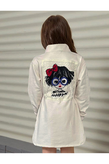 By Piera Kız Çocuk Kışlık Sweat Elbise 06277