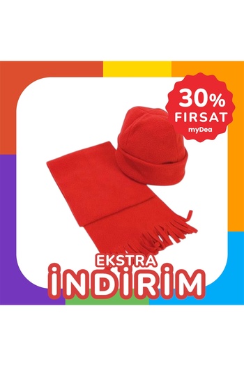 myDea Fleece Scarf & Beanie Set Set of 2