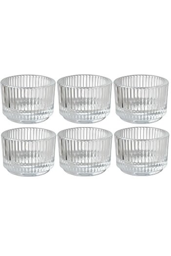 IKEA 6 Pieces of Finsmak Jam Holder - Coffee Color Side Presenter, Sauce Holder and Candle Holder