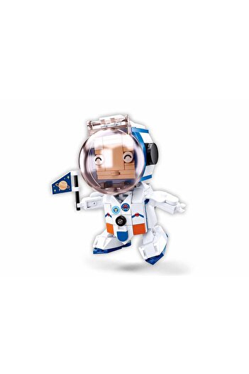 Sluban Qbricks Series - Astronaut 149 Pieces Building Blocks (10.4 cm), White