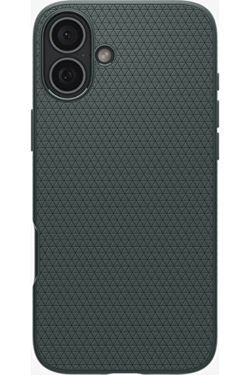 Spigen iPhone 16 Plus Kılıf Liquid Air Abyss Green - ACS08068