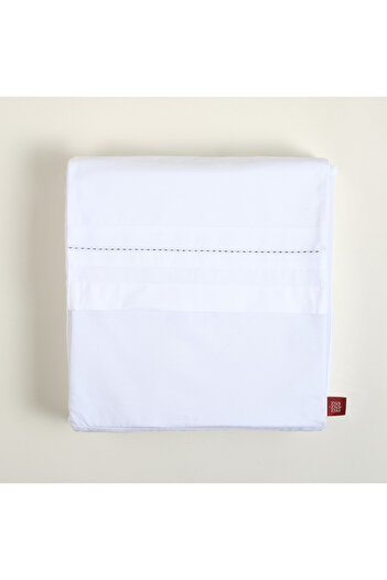 Zsa Zsa Zsu Σετ Παπλωματοθήκης Brito 200 Tc Cotton 100% βαμβακερό 240x220 εκ. Λευκό