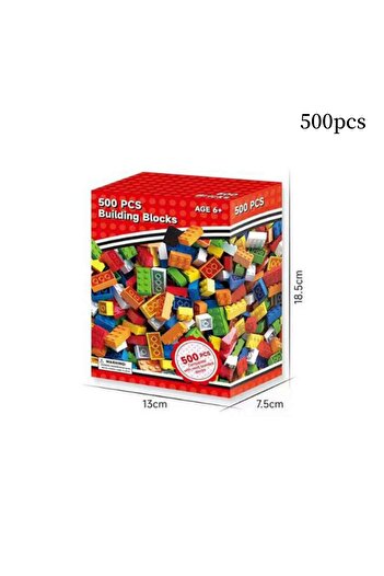 Choice 500 قطعة 1000 قطعة/500 قطعة من مكعبات البناء، عبوة كبيرة مرتبة حسب اللون، مكعبات، ألواح، ألعاب صغيرة