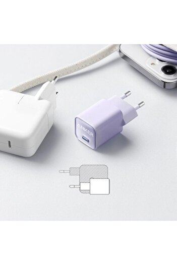 Anker 511 Nano Pro 30W USB-C Şarj Cihazı - A2147 