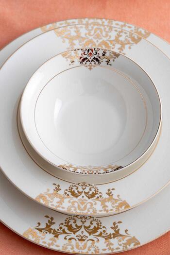 ACAR 6210 Rosalie 60 Prç Porselen Yemek Takımı