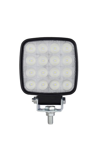 jaln7 6000K WHITE 4 inch LED Flood Light Excavator Squar Forklift Tractor Heavy Duty Blub Offroad 12V 24V