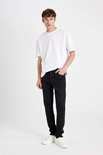 DeFacto S2285 Carlo Skinny Fit Regular Waist Skinny Leg Skinny Leg Jean Trousers