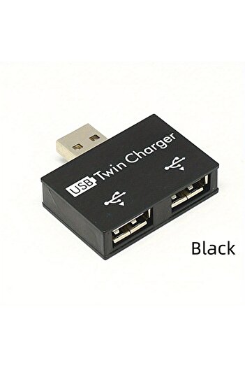 Choice Black USB2.0 Splitter 1 Male To 2 Ports Female USB Hub Adapter Converter For Huawei Xiaomi Macbook P
