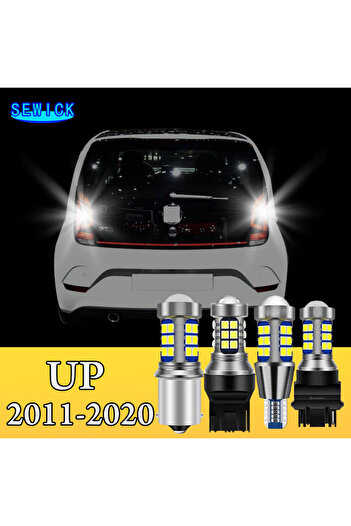 Choice Up (2011-2016) White 2pcs Led Reverse Light Backup Bulb Accessories For Vw Volkswagen Up 2011-2020 2