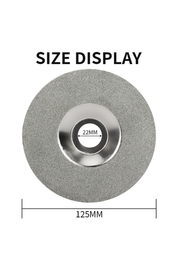 Choice 150 1 pcs 125mm Electroplated Diamond Cutting Disc 5 Inch Grinding Wheel For Angle Grinder Glass Jad