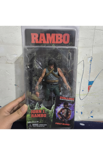 Choice1 A With box NECA Figure First Blood John J Rambo PVC Action Figure Collectible Model Special Forces S
