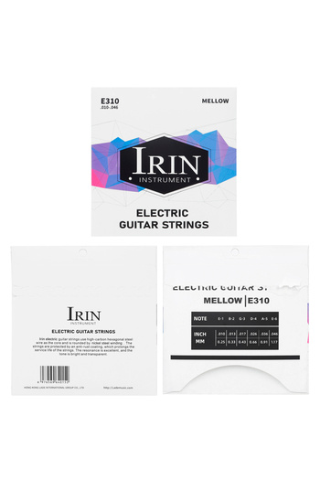 Choice1 E310 IRIN Electric Guitar Strings High Carbon Steel Core Antirust PVD Ion Coating Electric Guitar St